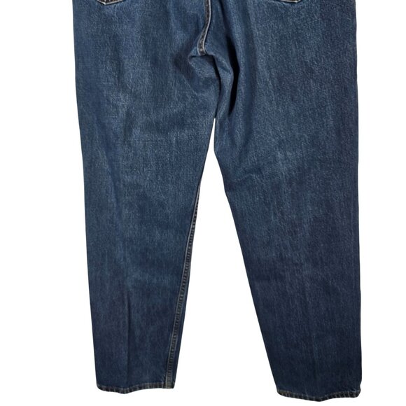 Vintage Levis 550 Jeans Size 36X32 Blue Denim Creased Straight Leg - Picture 4 of 7